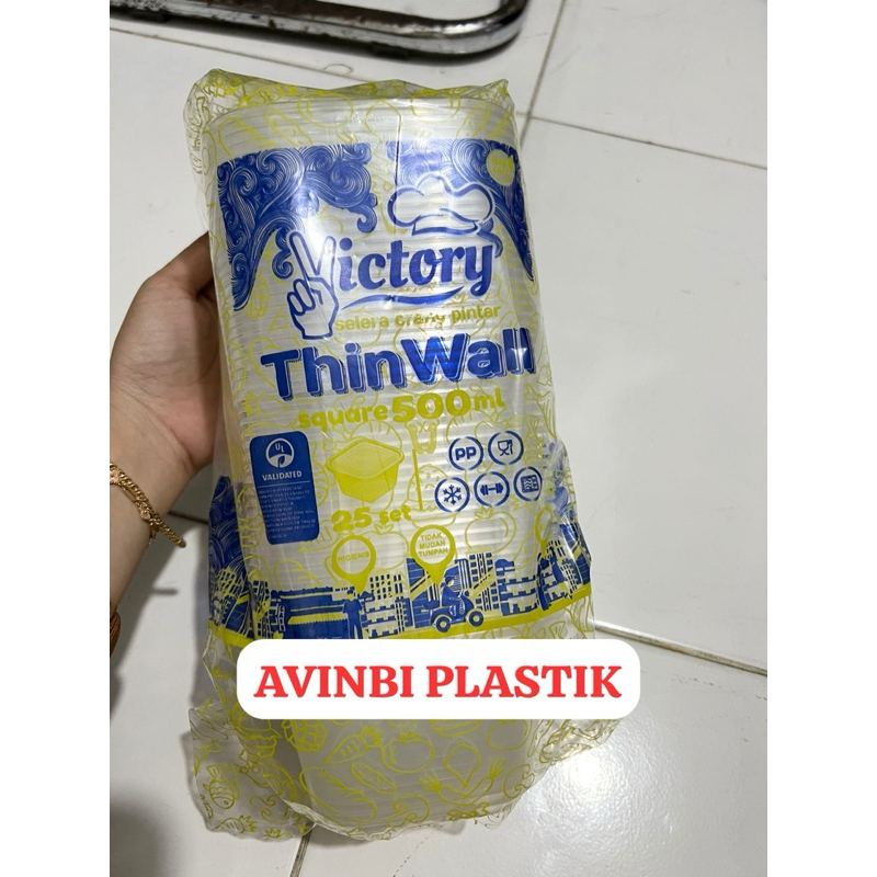 Victory ThinWall KOTAK 500ML