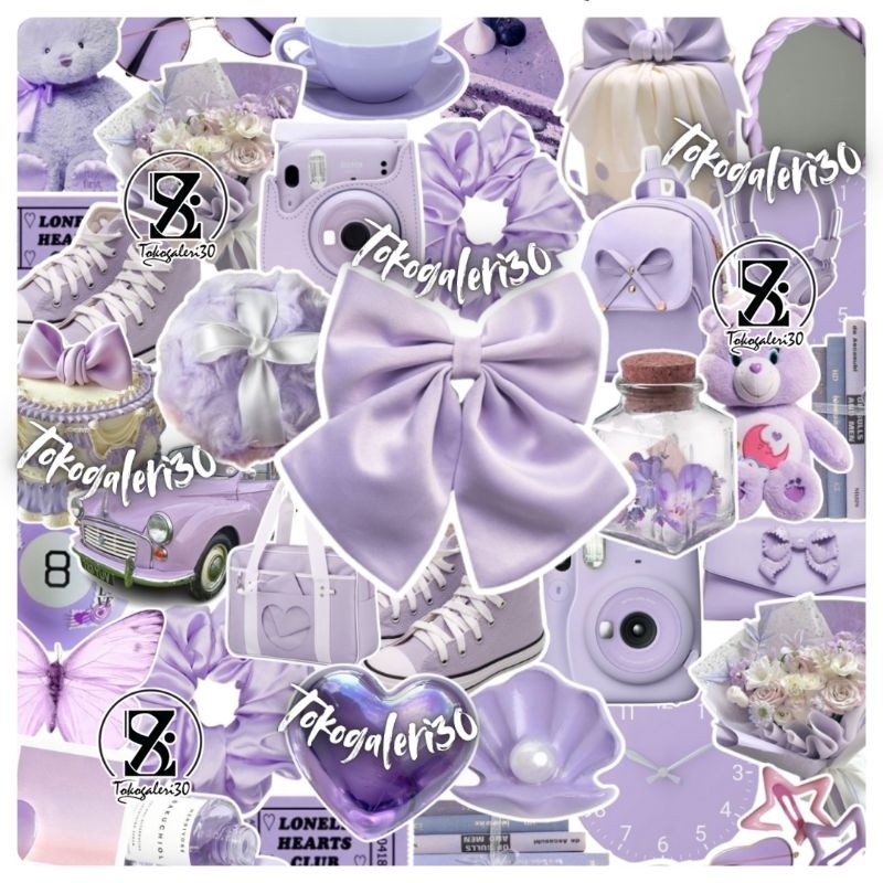 

50 PCS STIKER AESTHETIC PURPLE STIKER SOFT PURPLE MURAH ANTI AIR SUDAH CUTTING UNTUK TUMBRL CASING NOTEBOOK JURNAL LAPTOP DLL
