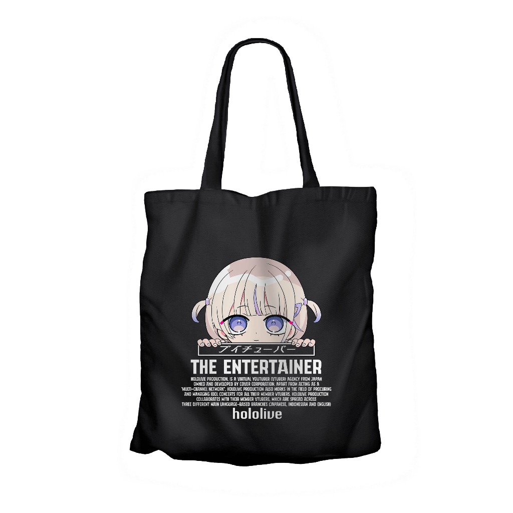 Tote bag infinite anime vtuberTODOROKI HAJIME PEEKER ALT-HOLOLIVEmaterial canvas