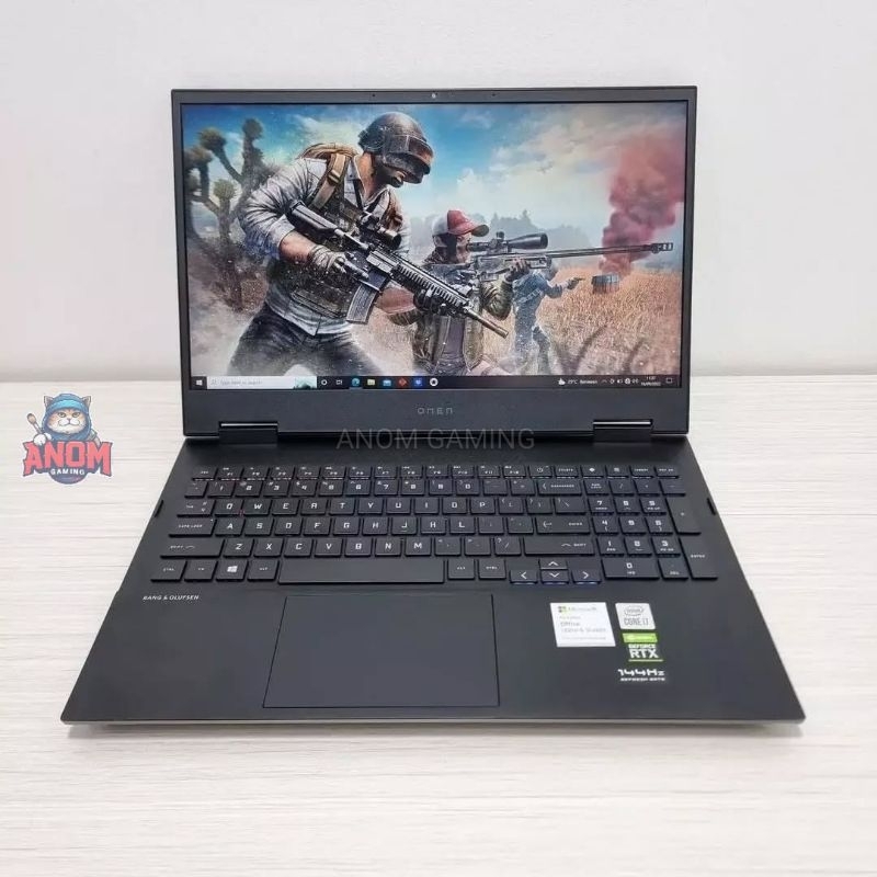 LAPTOP GAMING HP OMEN 15 Core i7-9750H Rtx 3070 Ram 16Gb SSD 512Gb Fullset