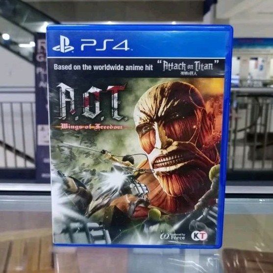 BD PS4 AOT Wings OF Freedom Game Cd Kaset Bluray Playstation 4 Attack On Titan Wings Freedom  A.O.T