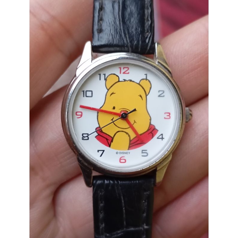 jam tangan Disney character winie the pooh second bekas ori