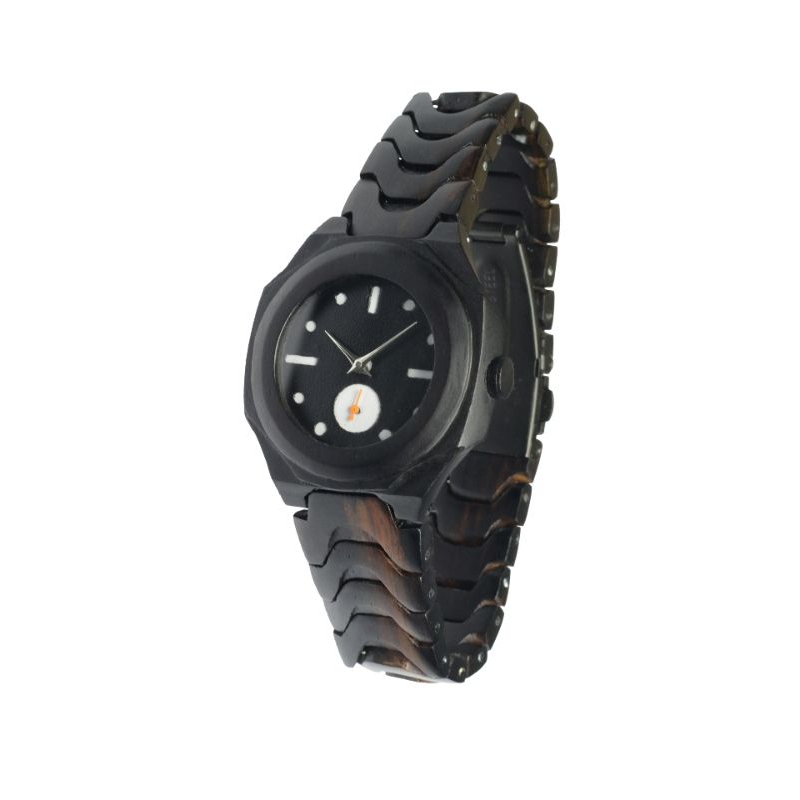 HALBA HARA JAM TANGAN KAYU DAN KULIT FASHION DEWASA PERIA DAN WANITA