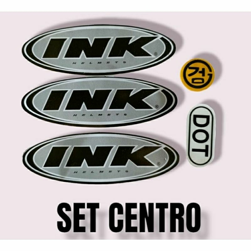 Stiker Helm INK Centro satu set stiker ink Print Cut