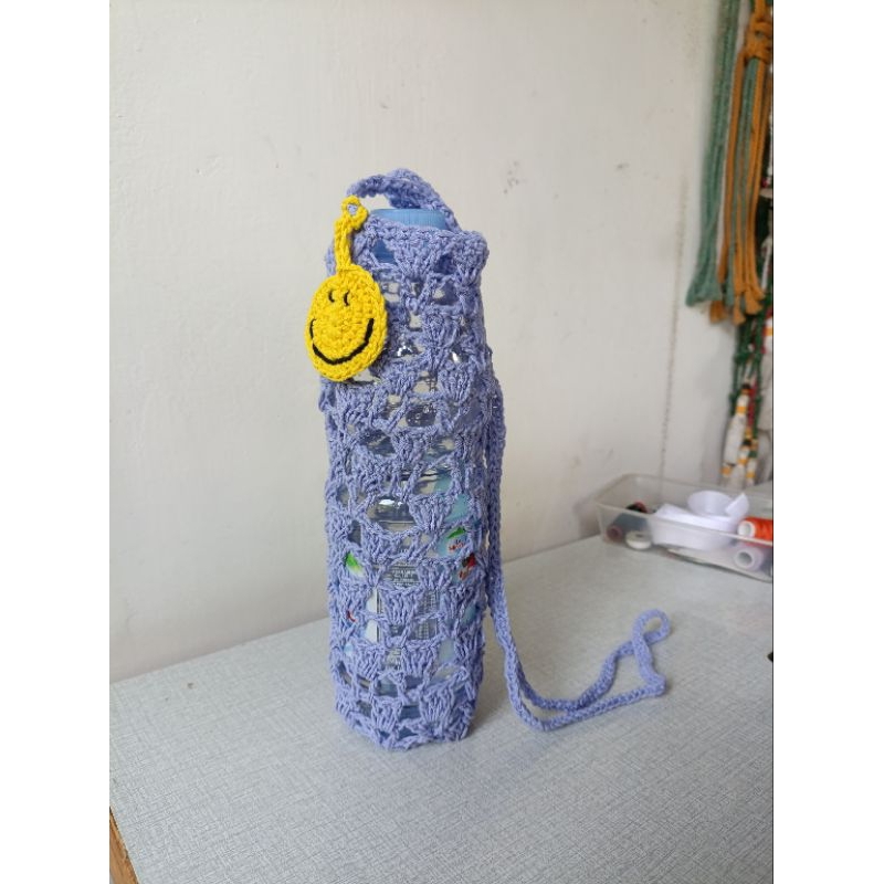 tas rajut botol minum