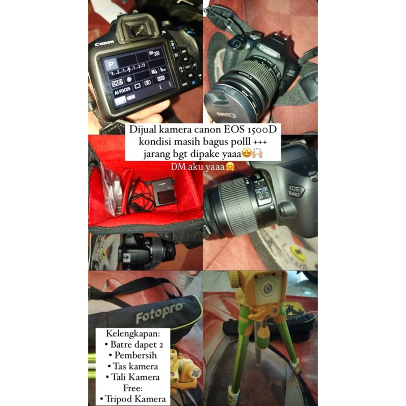 Canon EOS 1500D DSLR Kamera