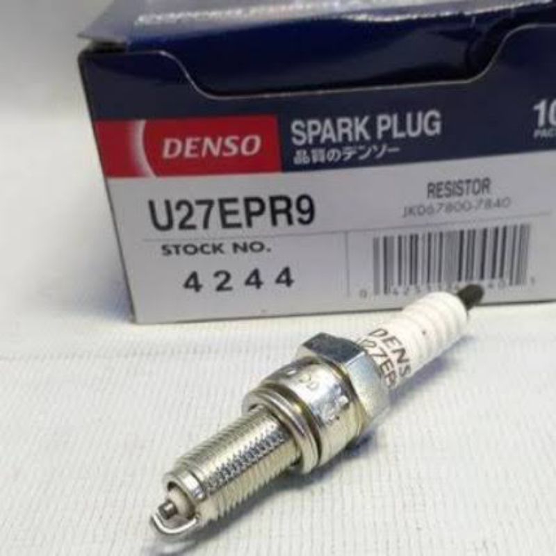 Busi Denso U27EPR9 Aerox Nmax Lexy MX King Scoopy Supra DLL