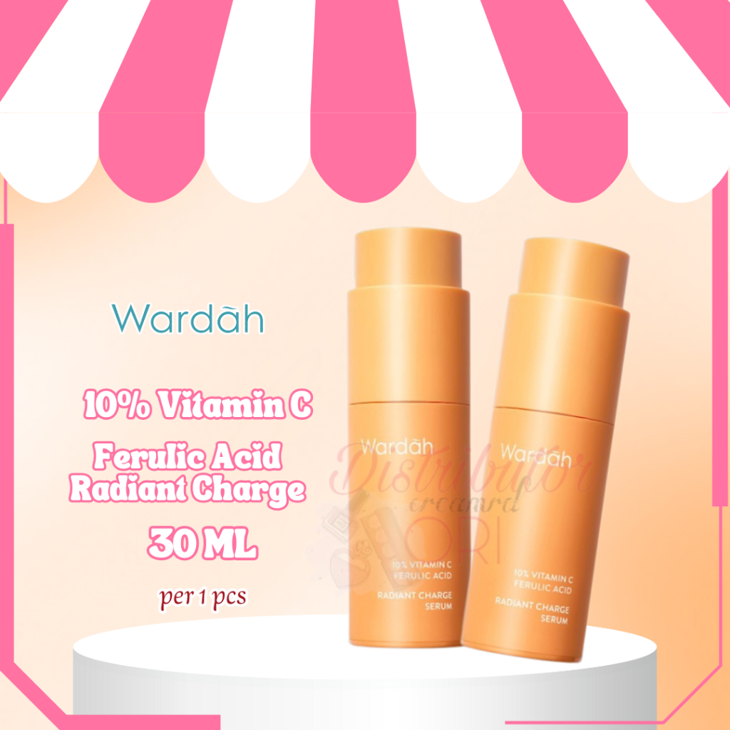 Wardah 10% Vitamin C + Ferulic Acid Radiant Charge Serum 20 ml - Brightening Serum yang Menghilangka