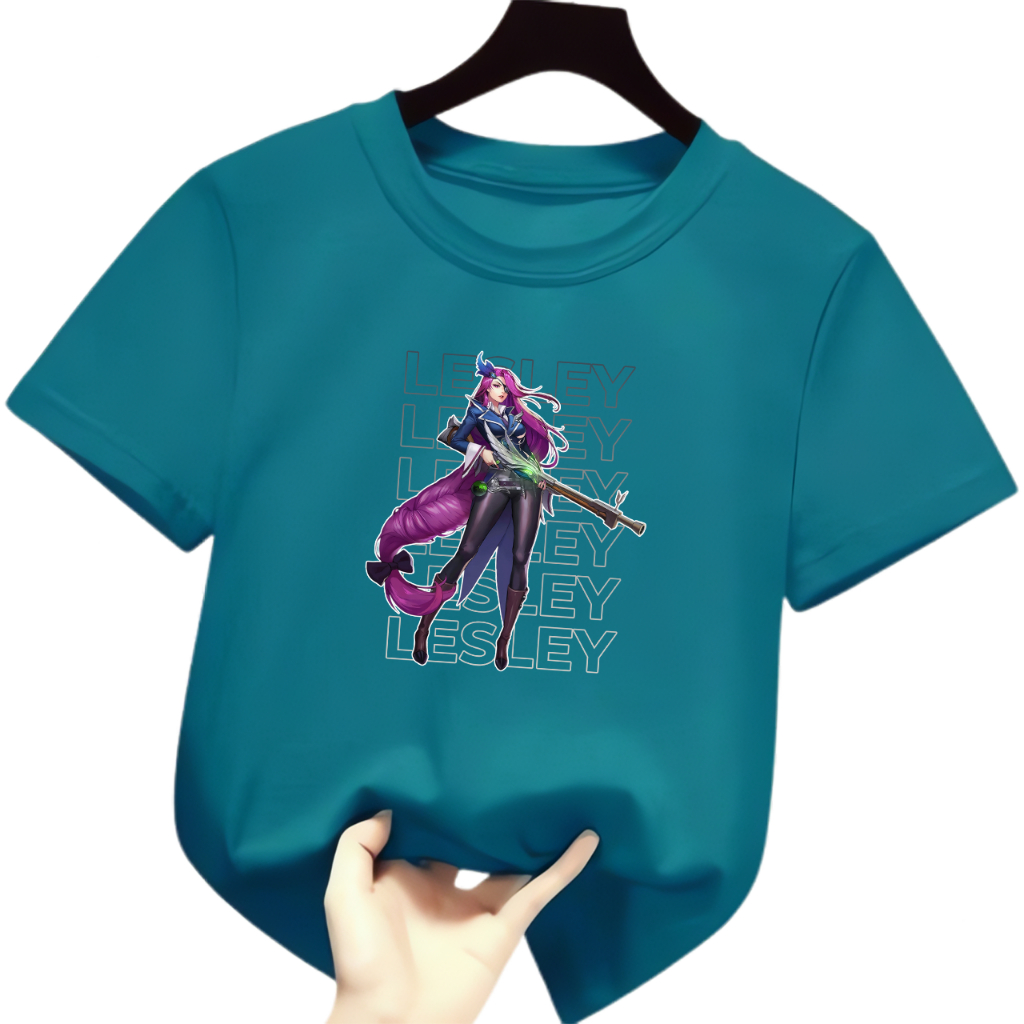 Baju kaos anak gamers UNISEX edisi MOBILE LEGEND untuk anak usia  2-12 tahun