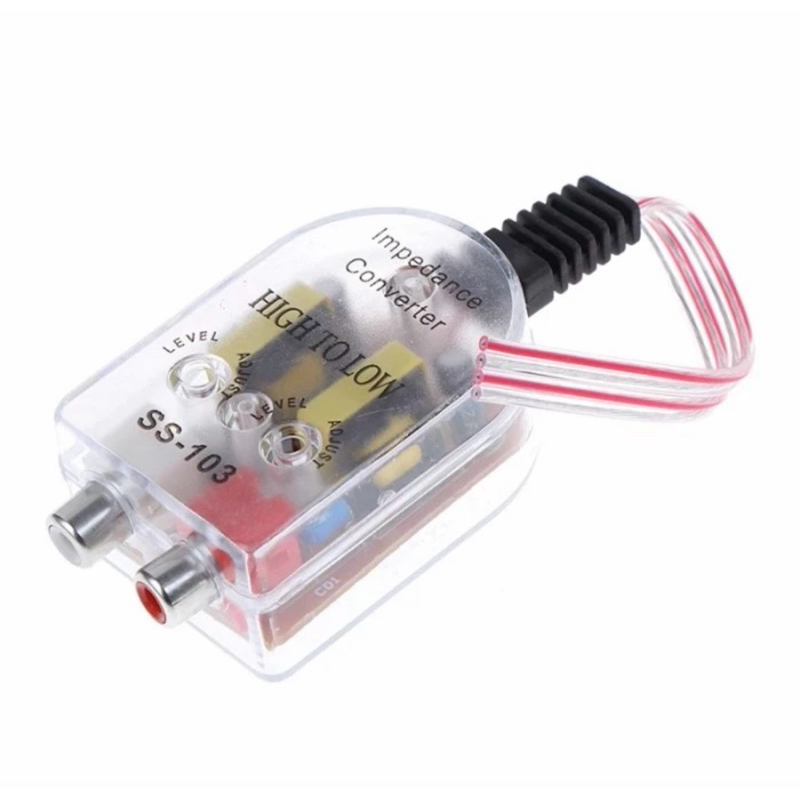 Adaptor audio converter high to low - converter RCA