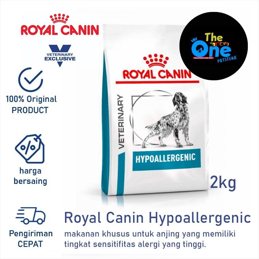 Royal Canin Hypoallergenic Dog 2 Kg - Makanan Anjing Alergi