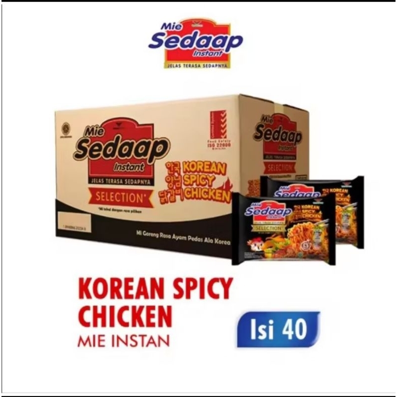 

PROMO MIE SEDAAP 1 karton 40 pcs