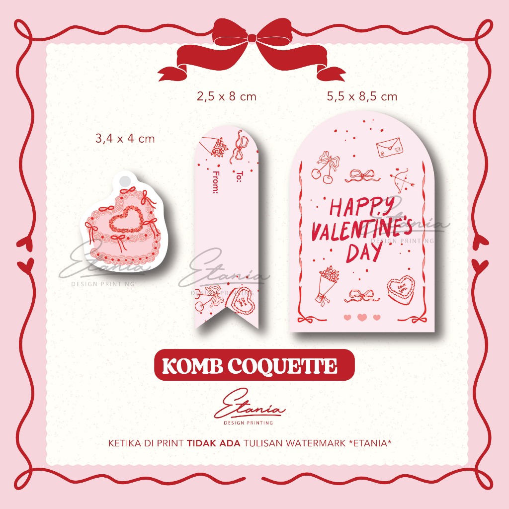 

Stiker valentine sticker bulat valentine love