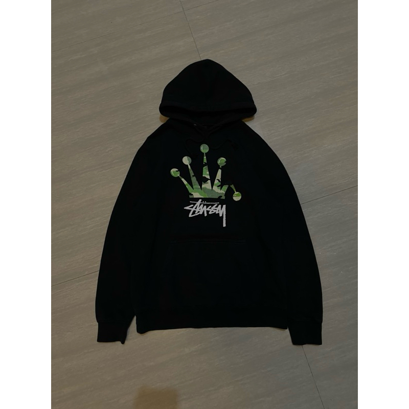 Hoodie Stussy crown camo rare item