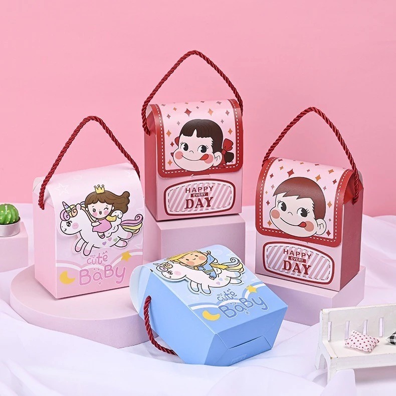 

Goodie Bag Ulang Tahun Anak Motif Kartun Tas Bingkisan Hadiah Hampers Ulang Tahun Anak Kotak Souvenir Kantong Tentengan Bingkisan