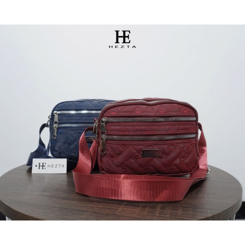 AR-RAHMAN Tas Selempang / Sling Bag Wanita 5 Ruang Bordir/ tas Terbaru Model Kekinian