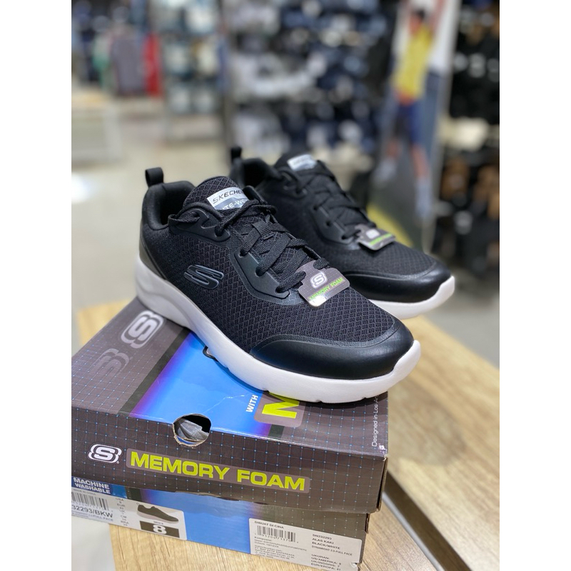 Sepatu Skechers Dynamight Black Memory Foam
