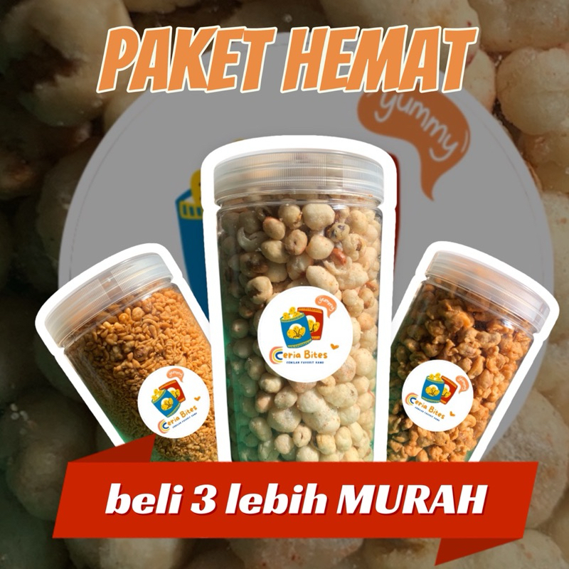 

[PAKET HEMAT 3TOPLES 1000ml] SUKRO/ CANGRO/ KACANG BANDUNG/ KREMESAN KACANG/ HALAL