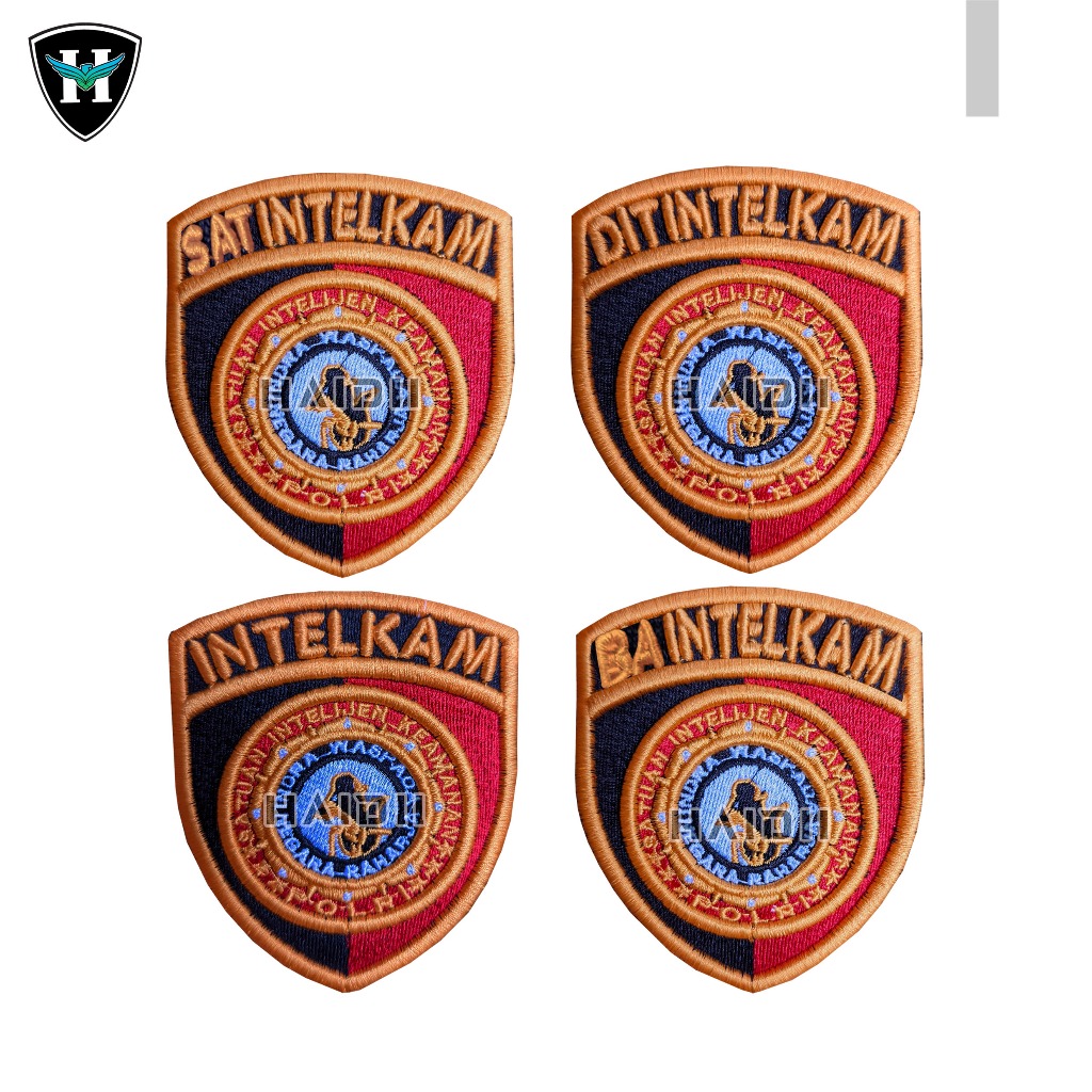 Bet Intelkam / Dit Intelkam / Sat Intelkam / Ba Intelkam / Atribut Pdl Patch Bordir