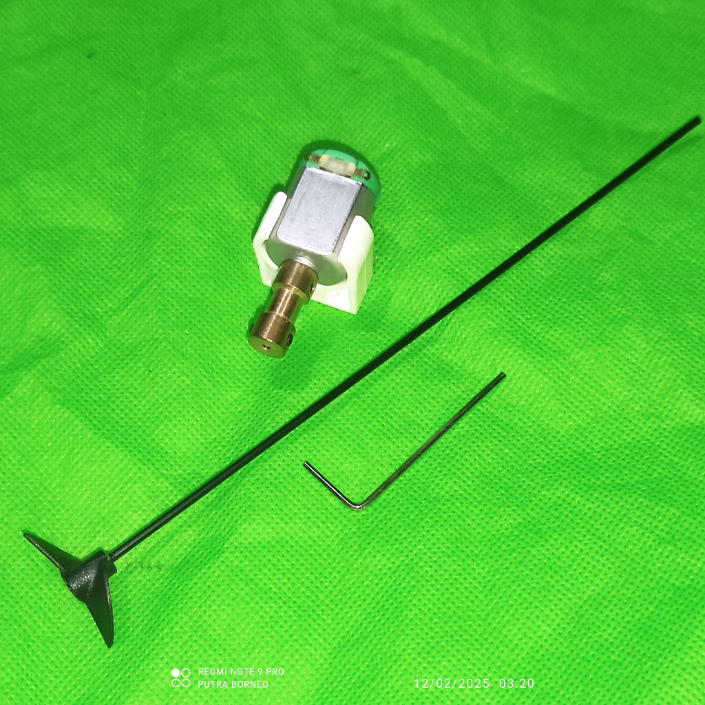 Rc boat part motor shaft propeller blade for mini boat