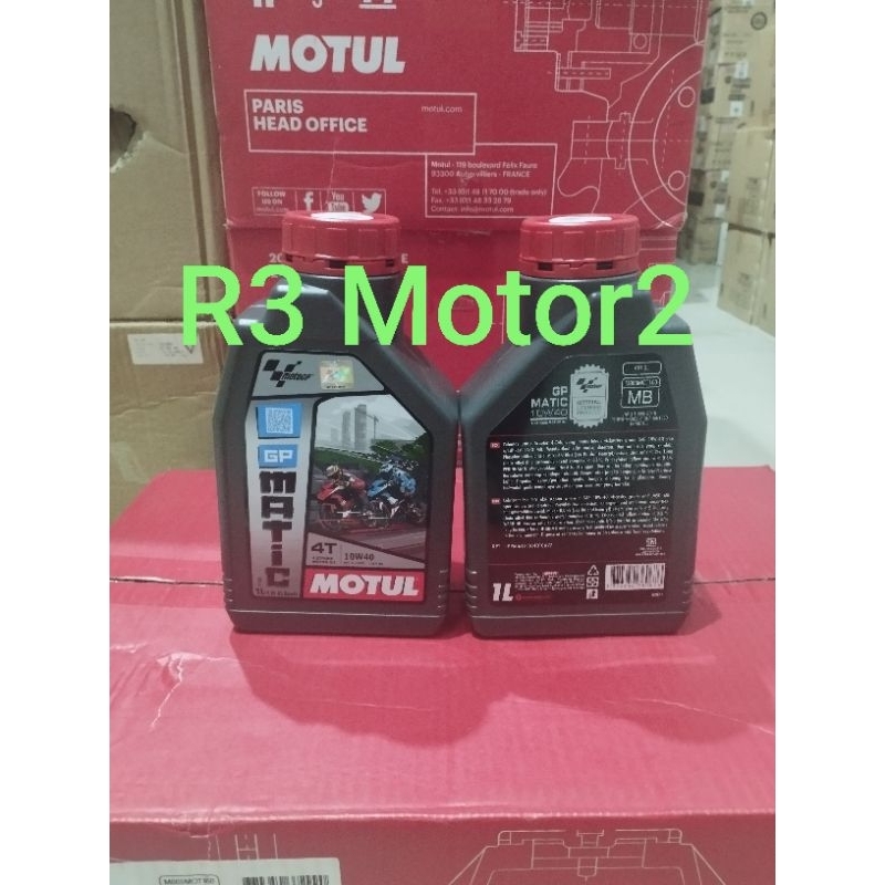 Oli Motor Motul GP MATIC 4T 10W40 1L untuk motor nmax dan aerox