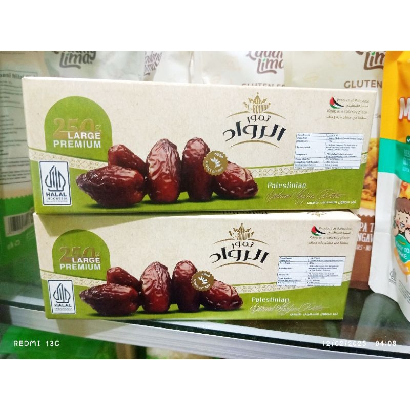 

Kurma Medjool Palestin 250gr Large Premium