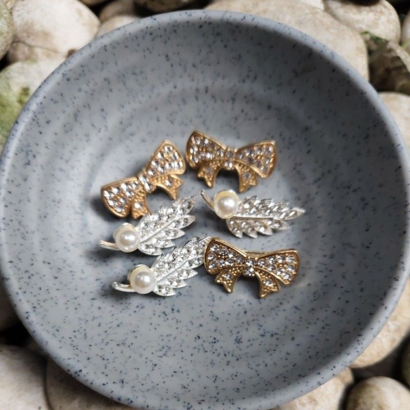 Bros Dagu Kecil Korea Bros Simple Dagu Elegan Bros Hijab Bros Mutiara Cantik Unik Pin Hijab Cantik