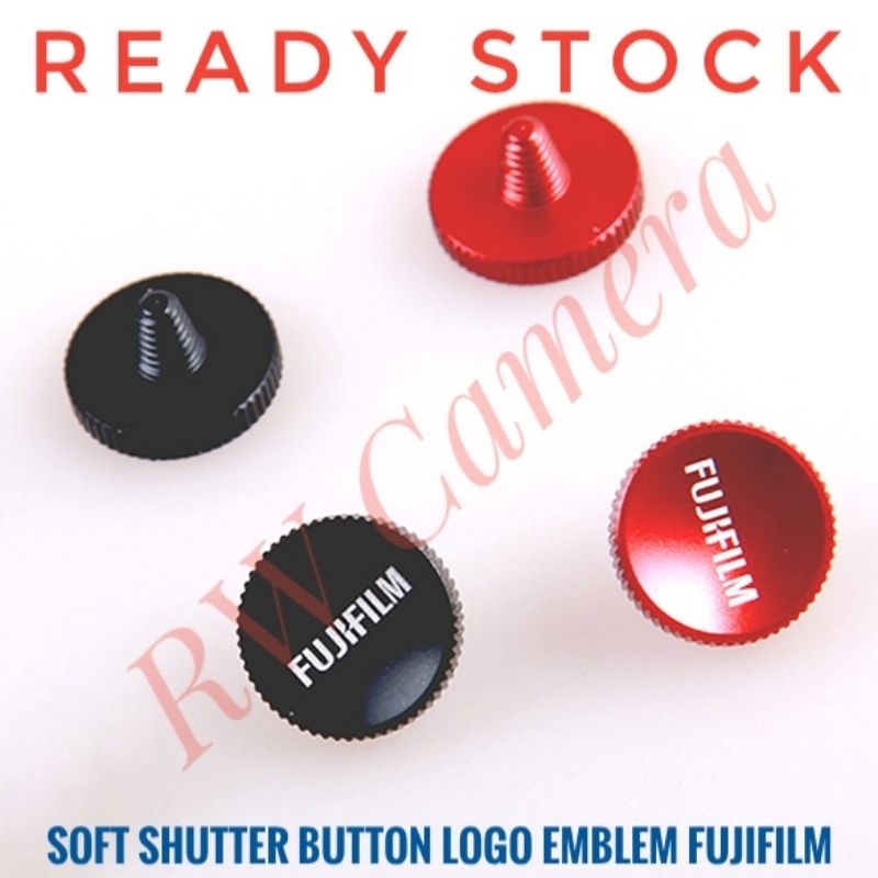 Soft Shutter Button Logo Fujifilm Tombol XT20 XT2 XT3 XT30 Shuter Fuji Emblem Tulisan Fujifilm XM5 X