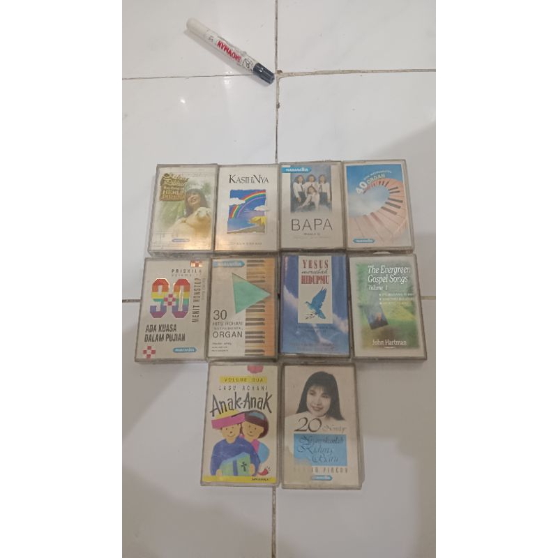 kaset Pita rohani jadul preloved