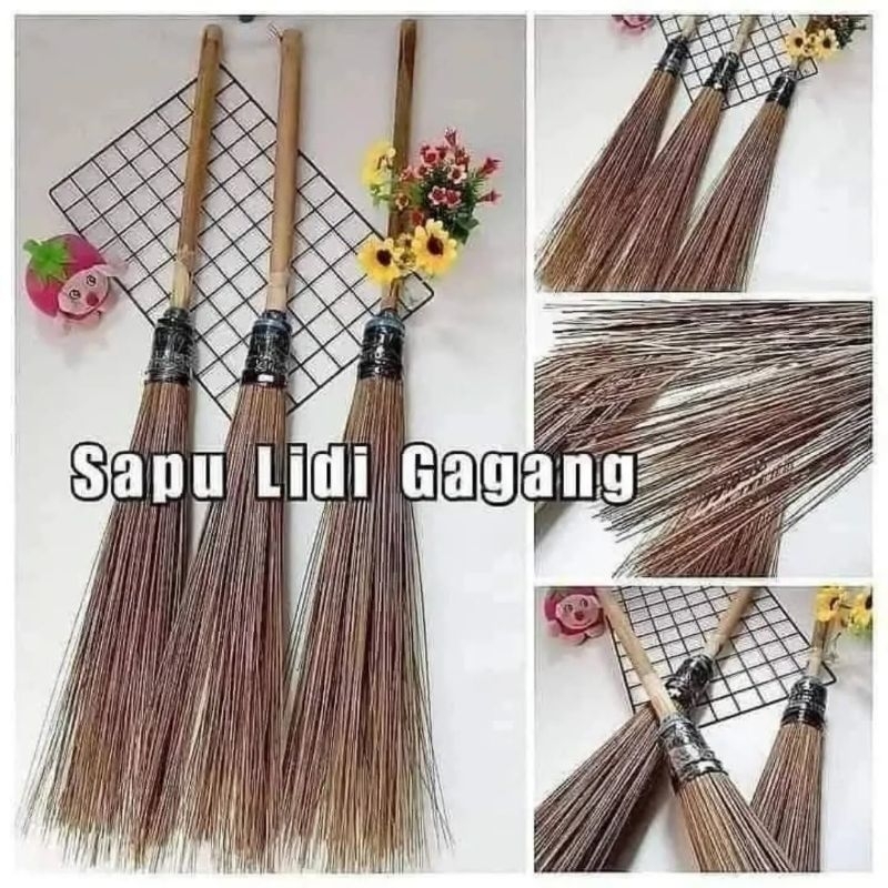 Sapu Lidi + Gagang / Sapu Lidi Gagang