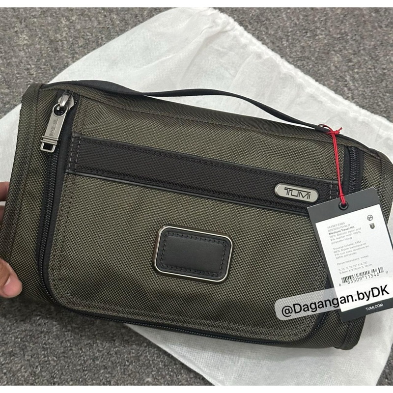 Tas Organizer Tumi Original 100% Green Army (Authentic)