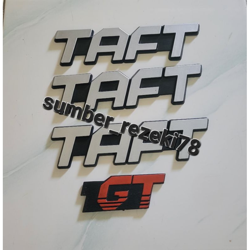 emblem logo TAFT .GT/ emblem tulisan taf/GT/ emblem TAFT  GT./emblem taf