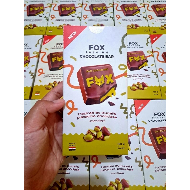 

Ready Coklat Fox Dubai 160gr Coklat dubai Pistachio