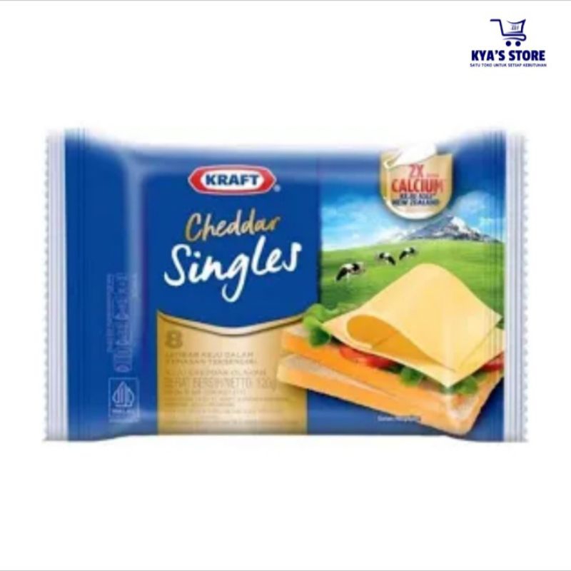 

Kraft Cheddar Singles 120g/ isi 8