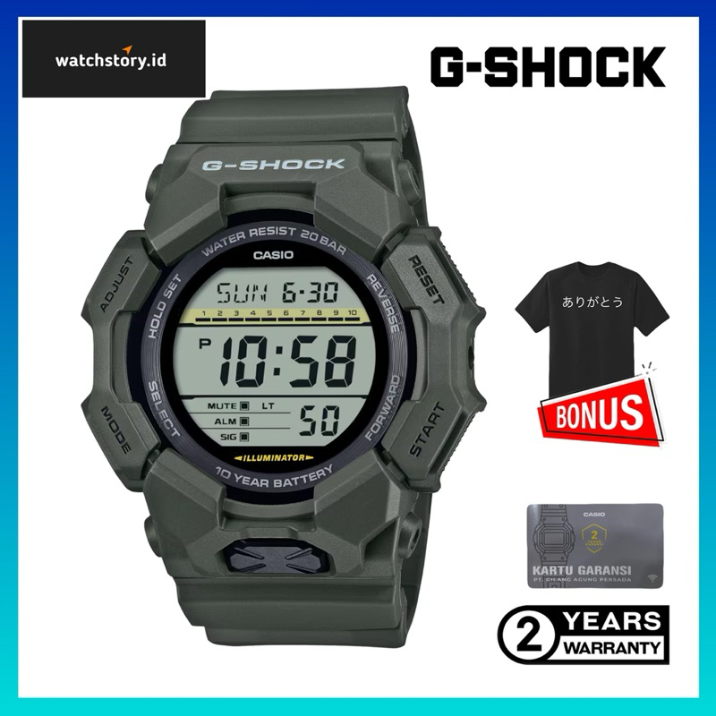 Jam Tangan Digital G-Shock GD-010-3DR Original