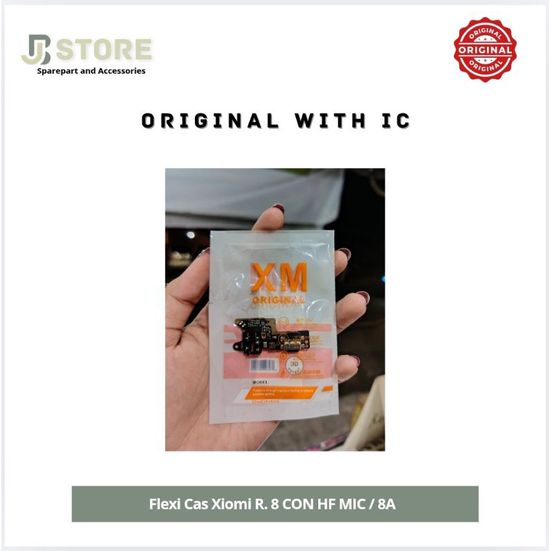Flexibel Charger Papan Cas Xiomi Redmi 8 CON HF MIC / Redmi 8A Original With IC