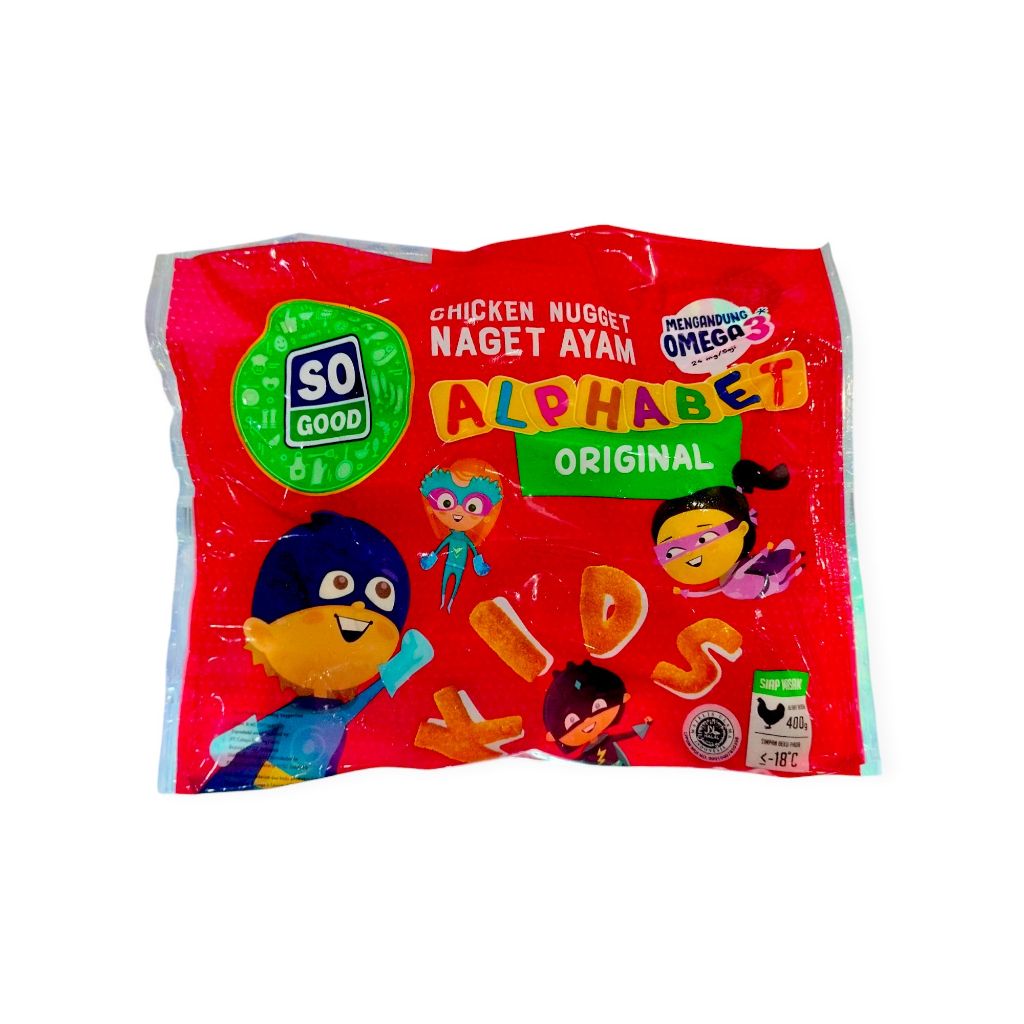 

SG - Alphabet Original 400 gr - SO Good frozen food
