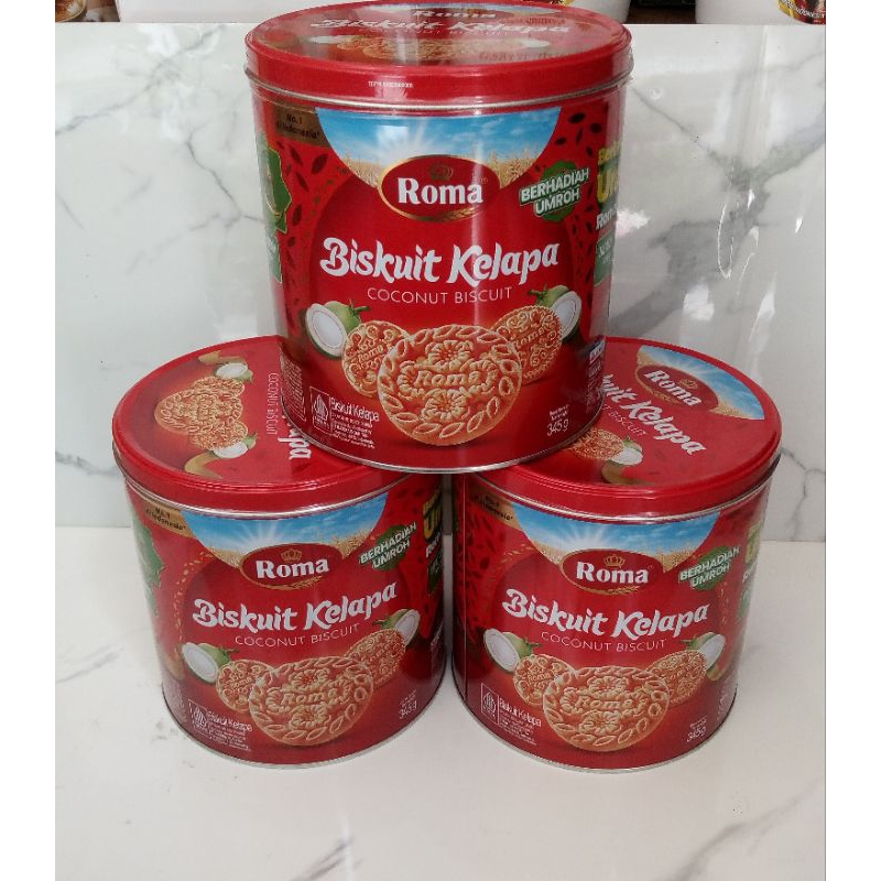 

1(Karton) Roma kelapa kaleng isi6pcs