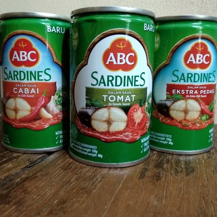 

ABC Sarden kaleng 155gr