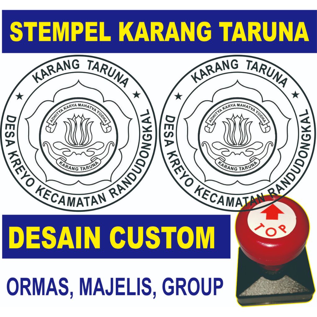

Desain Custom Stempel Karang Taruna