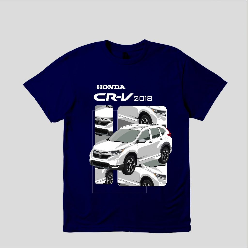 Kaos Distro otomotif mobil honda CRV dewasa dan anak