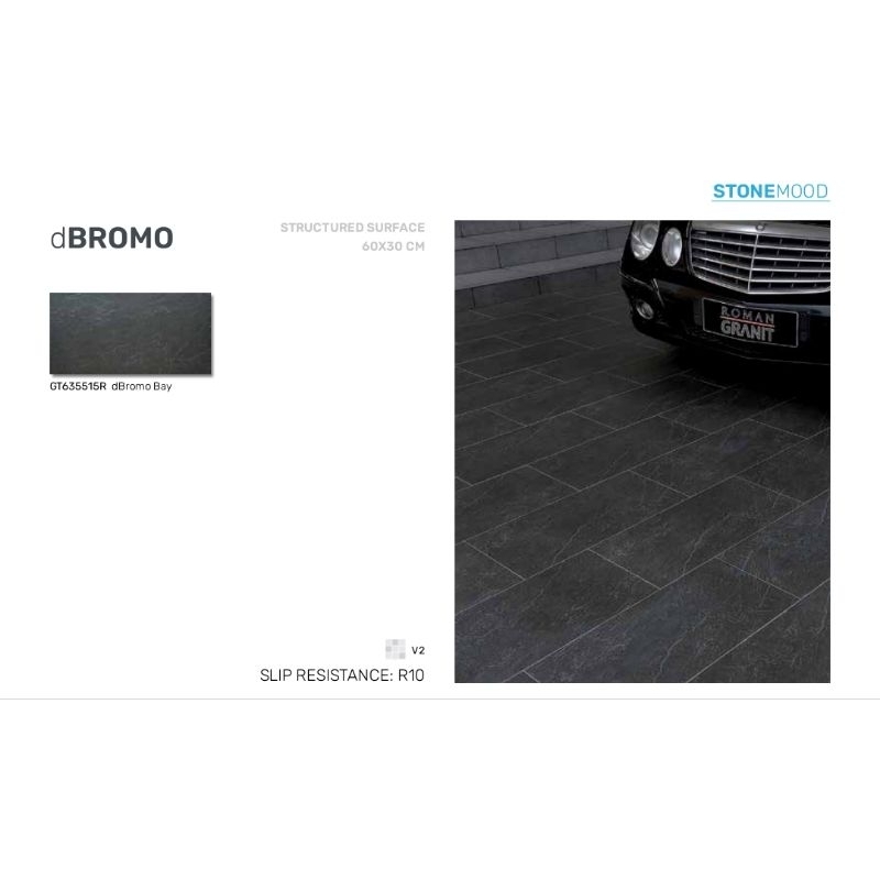 Roman Granit dBromo 60x30 Bromo matt surface granit lantai dinding tembok indoor outdoor carport gar