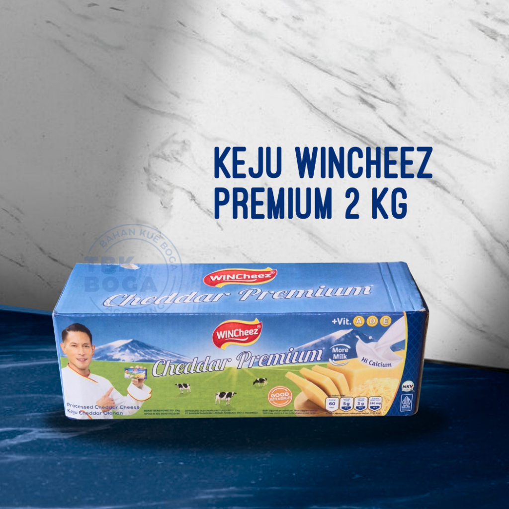 

WIncheez Premium ( 2 kg ) Keju Cheddar Chedar Balok Winchez