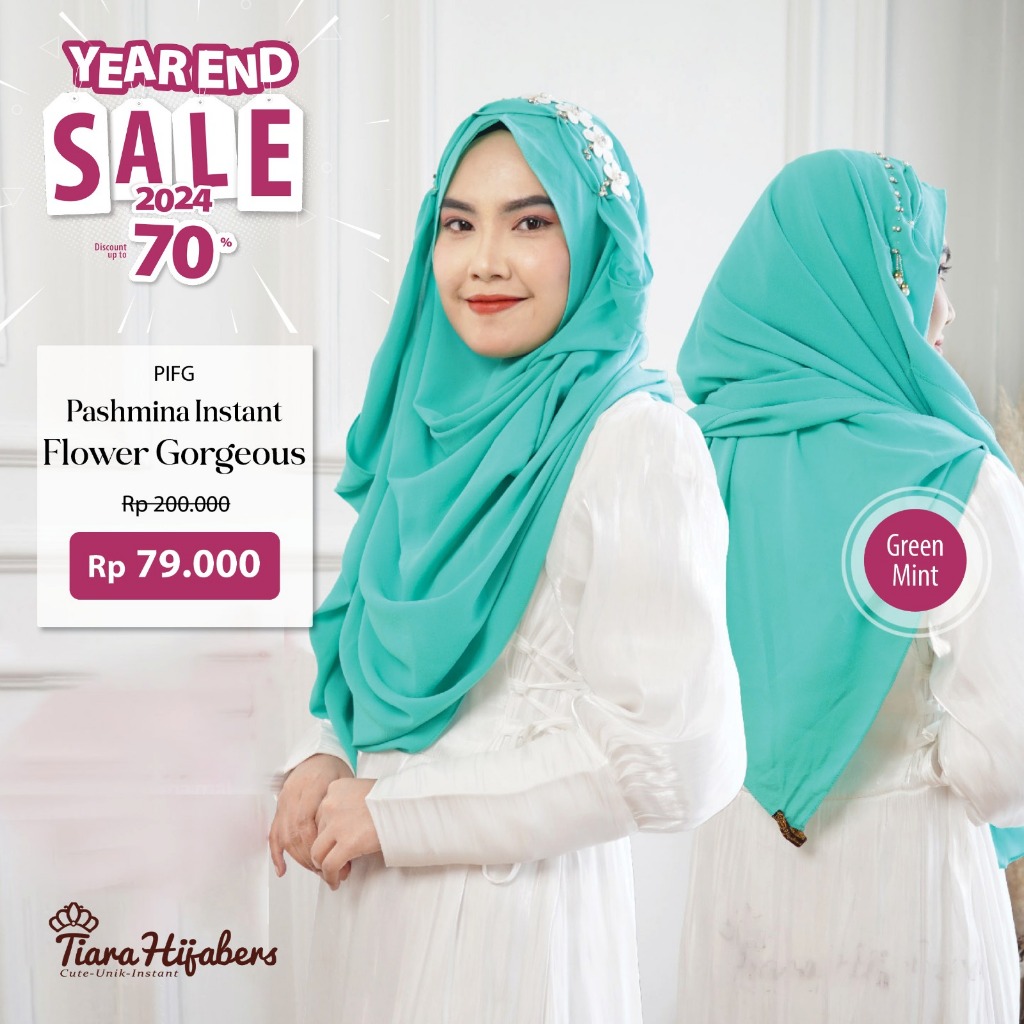 hijab premium Pifg/Hijab instant simple/Hijab best seller by tiara hijabers