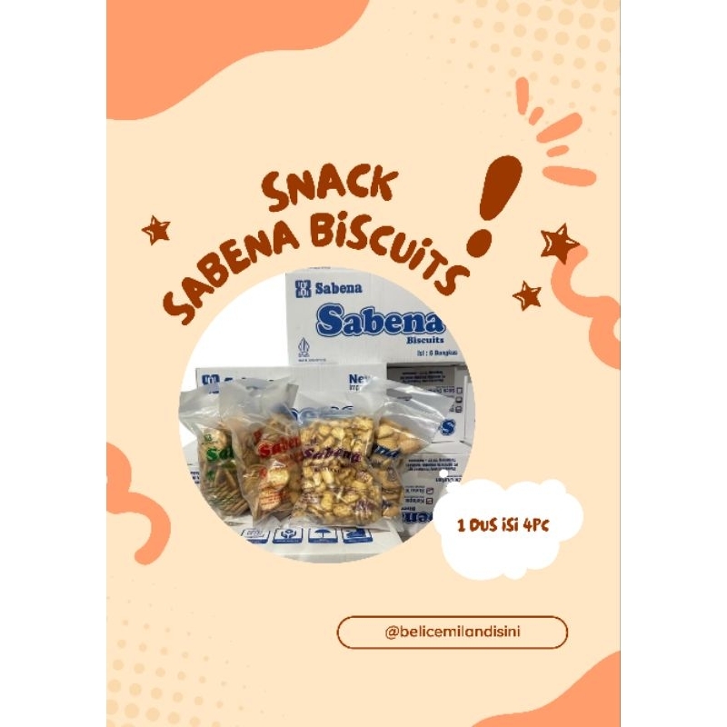 

Sabena Biscuits Sabena Snack 1 Dus isi 4pc