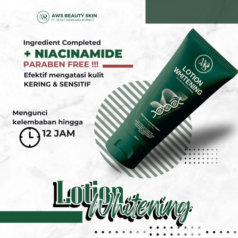 LOTION WHITENING AWS BEAUTY SKIN