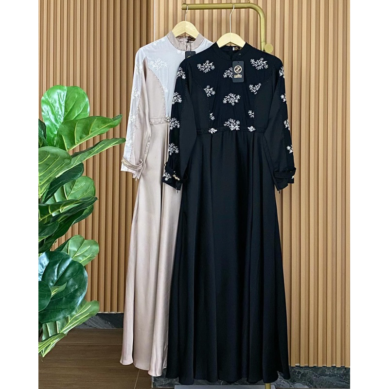 zeina dress/zalifa dress original/dress formal/gamis terbaru