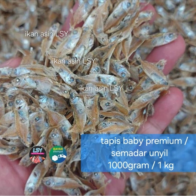 

ikan asin semadar merah / tapis baby premium 1000gram / 1 kg