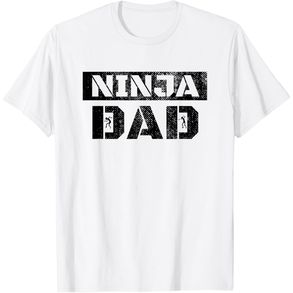 Kaos Hadiah Ayah Ninja Seni Bela Diri Lucu