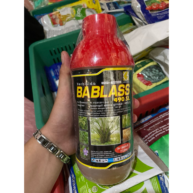 herbisida bablass 1liter obat rumput glifosat bablas 490sl kemasan 1liter gratis obat rumput